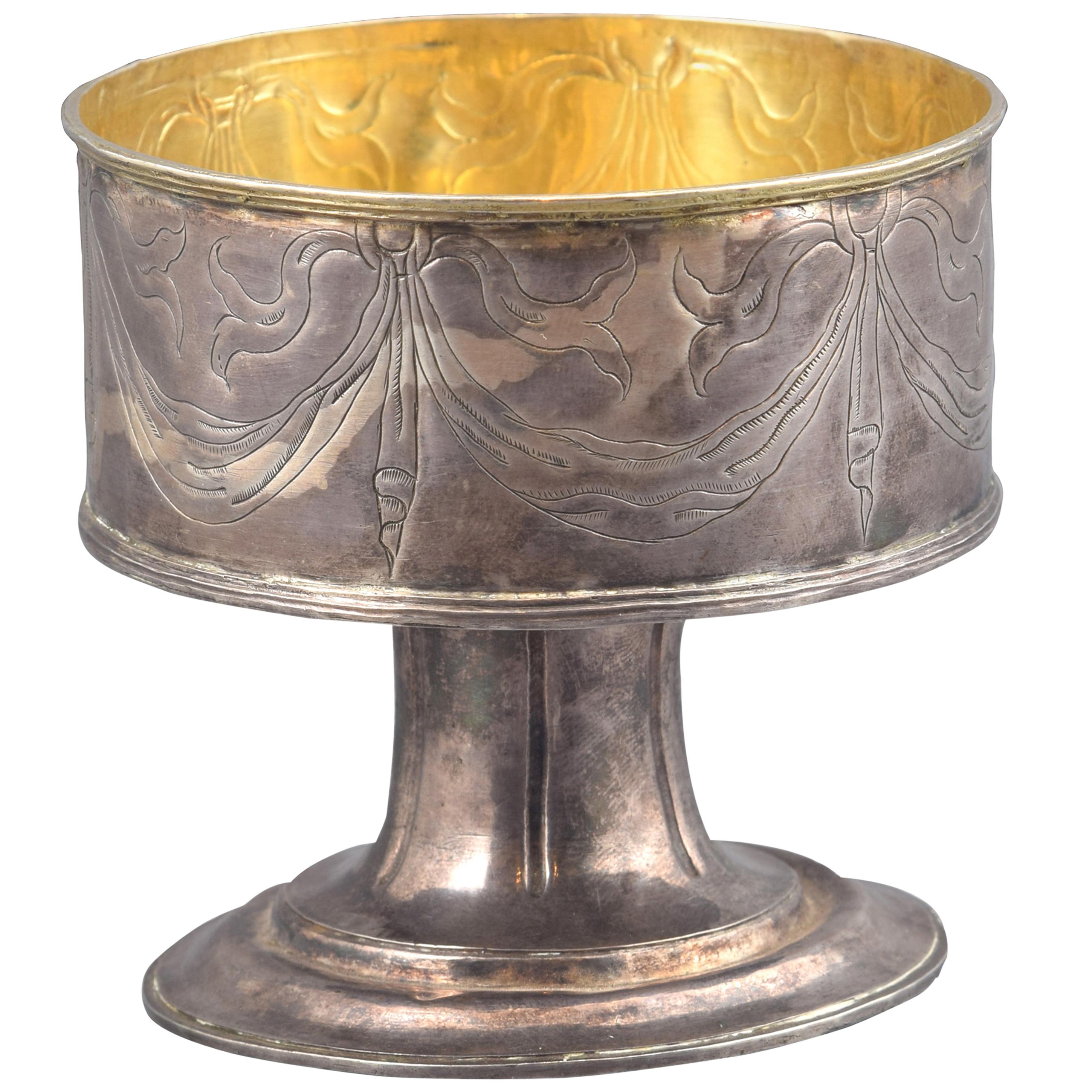 Silver Pyx Without Lid, 17th Century
