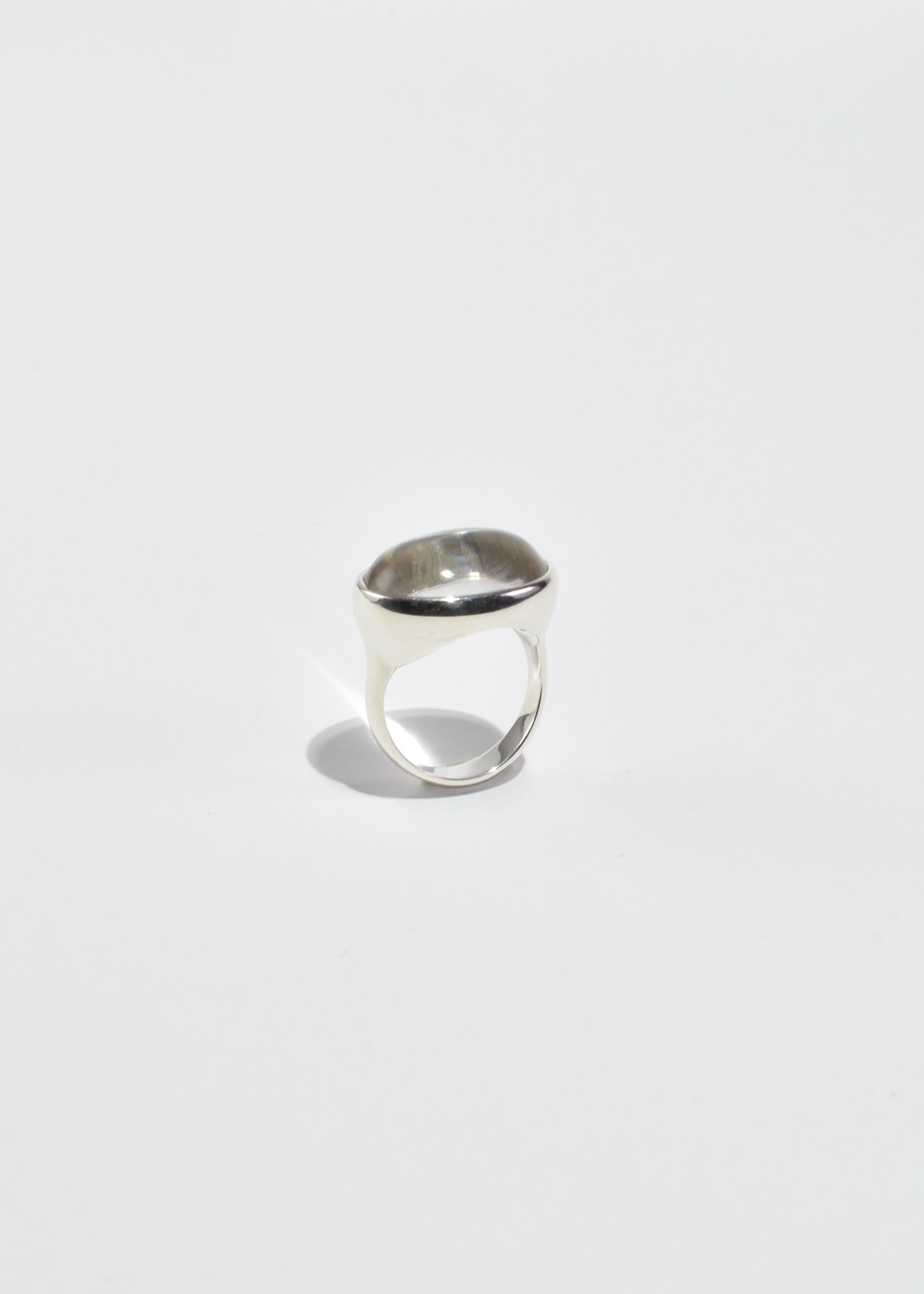 Silver Quartz Ring Bon état - En vente à Richmond, VA