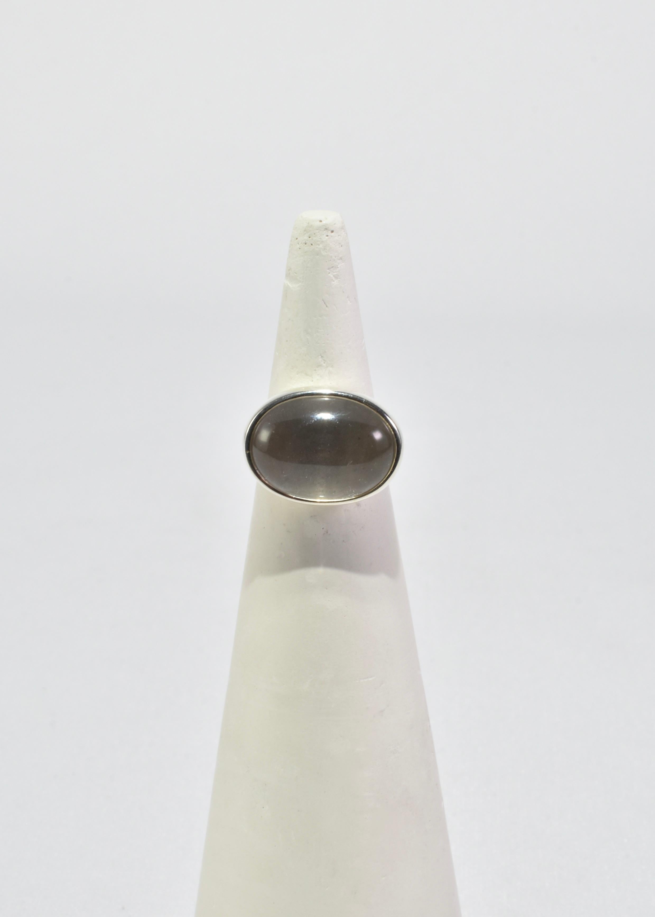 Silver Quartz Ring en vente 1