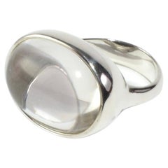 Silver Quartz Ring