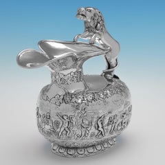 Silver reproduction of a jug found during the excavation of Pompeii, London 1914