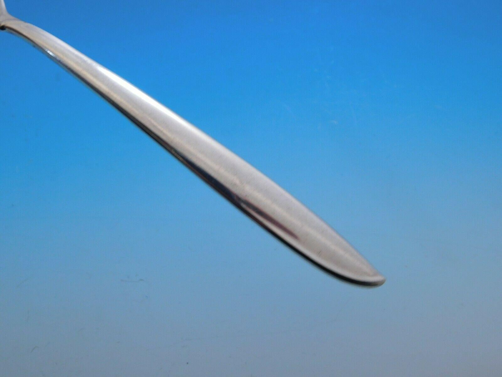Mid-Century Modern Ensemble de couverts en argent sterling 12 services 56 pièces Silver Rhythm par International en vente