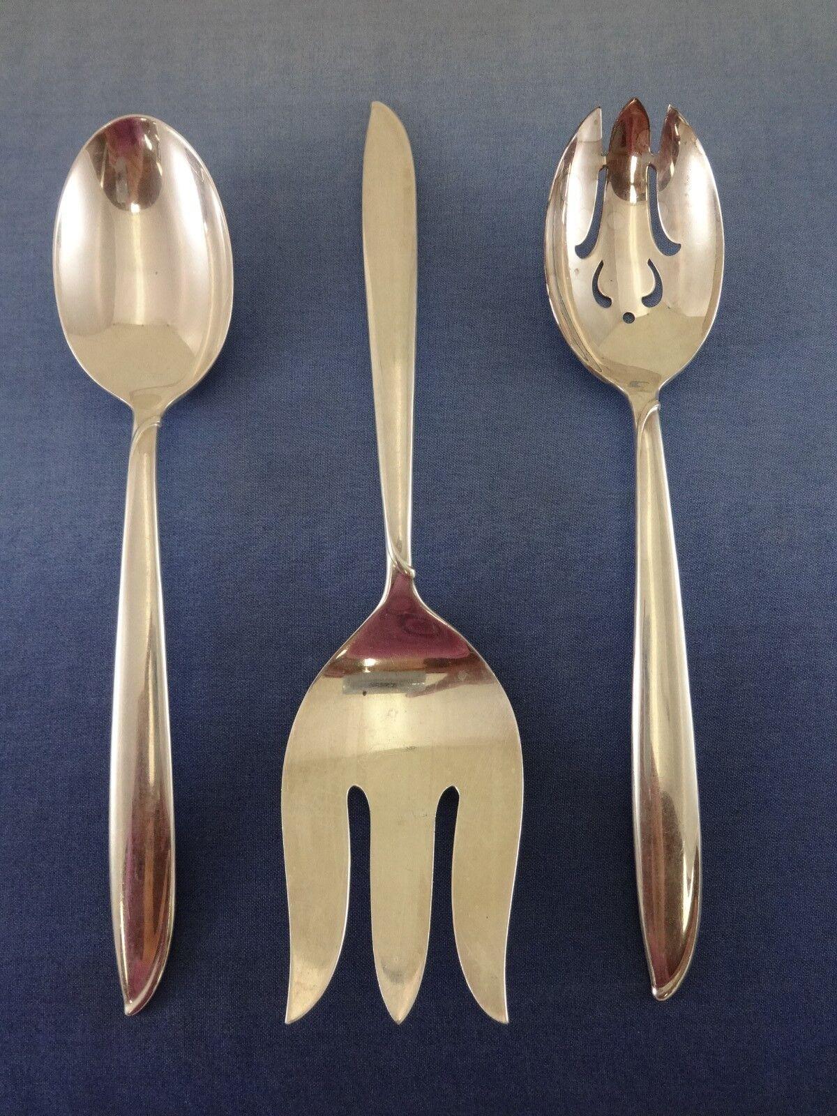 Metà XX secolo Set di posate in argento Silver Rhythm by International Sterling Servizio 42 pezzi in vendita