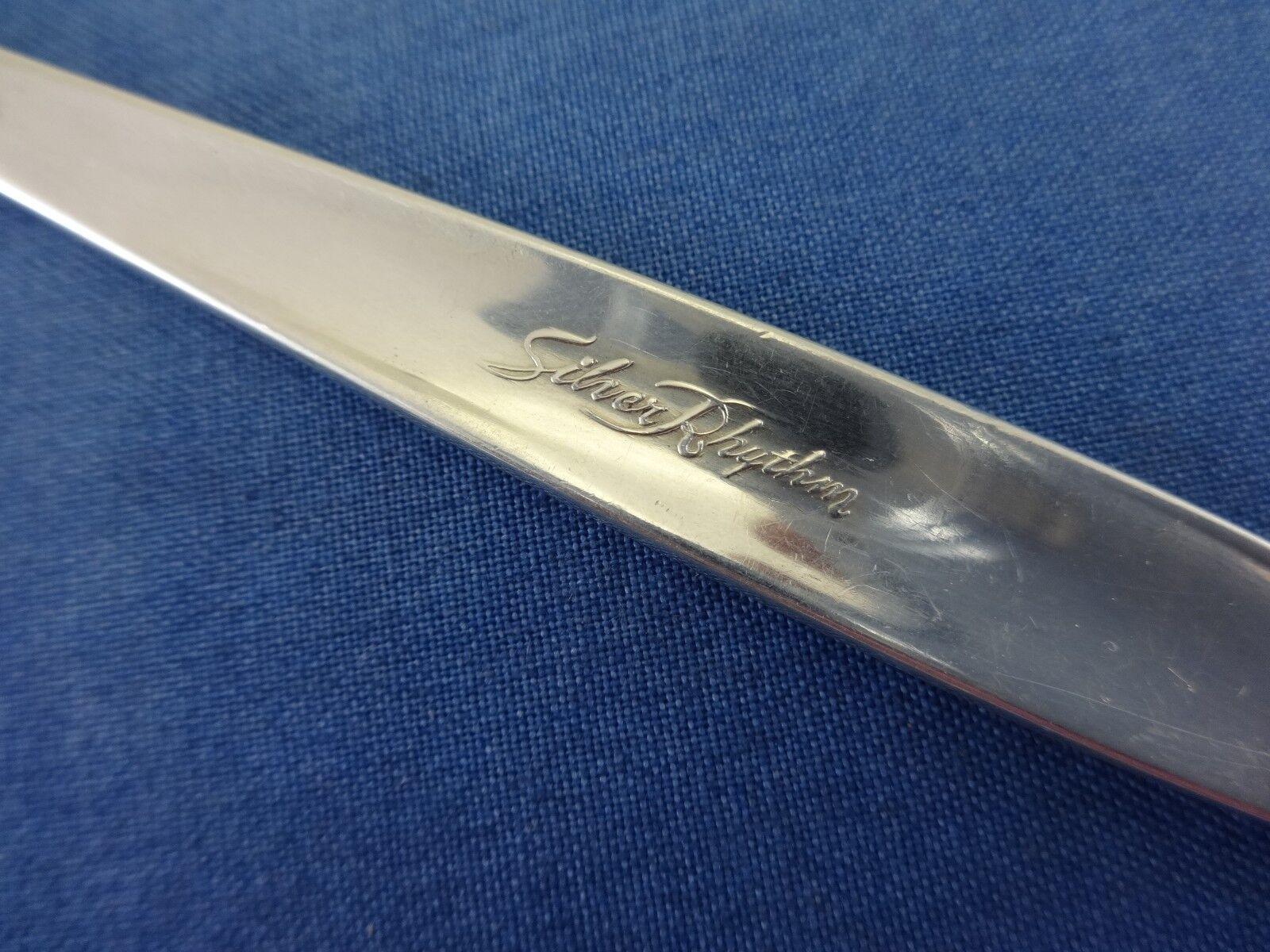 Argento 925 Set di posate in argento Silver Rhythm by International Sterling Servizio 42 pezzi in vendita