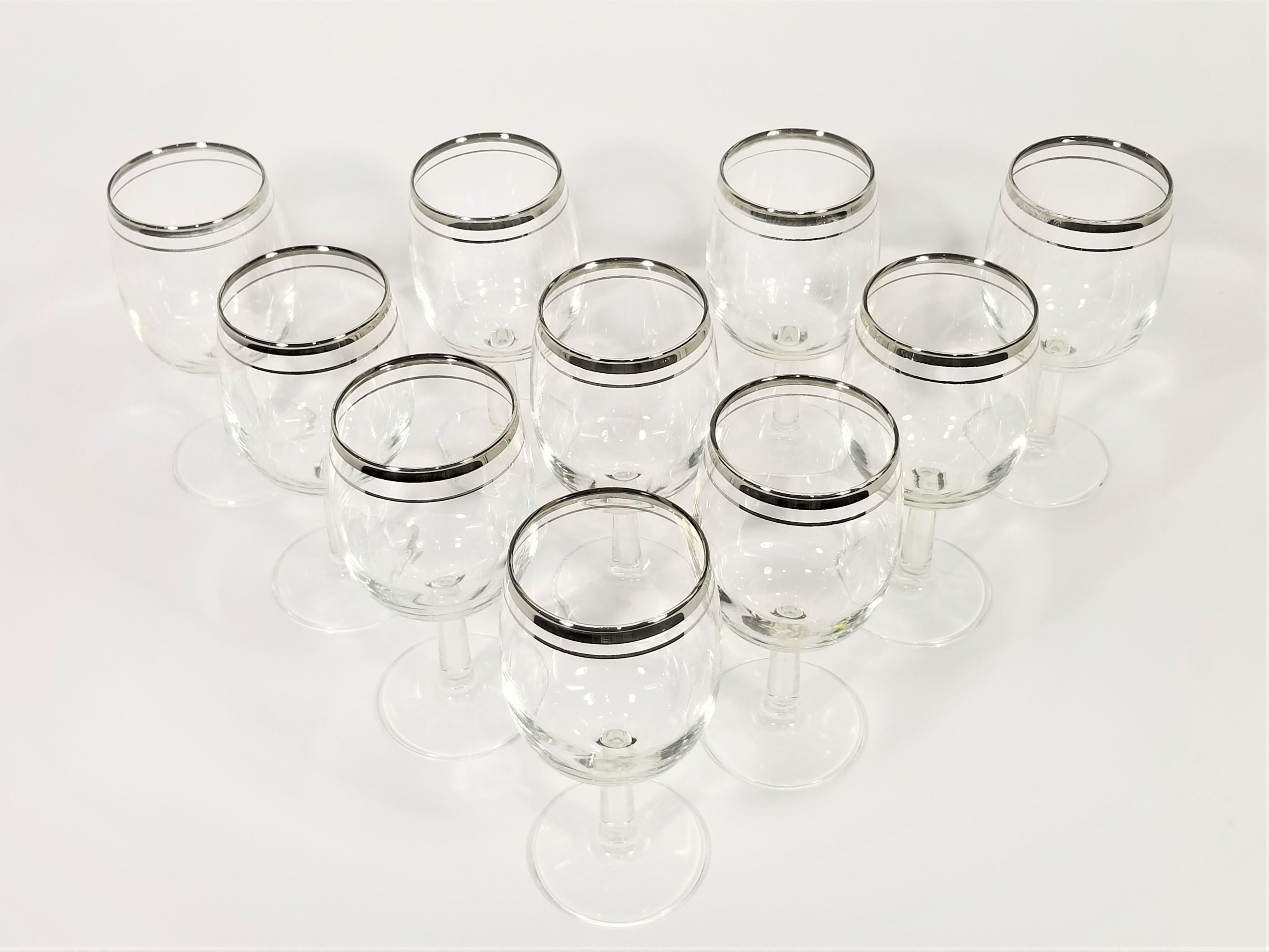 mid century modern wine glasses