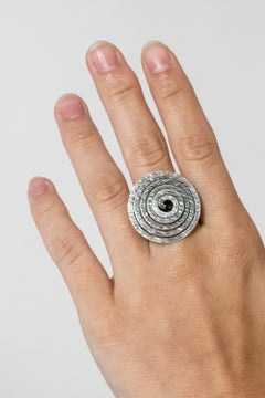Silver Ring by Elis Kauppi for Kupittaan Kulta, Finland, 1960s