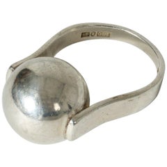 Silver Ring by Isaac Cohen, Sweden, 1966