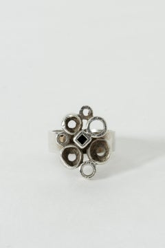 Anello in argento di Isaac Cohen, Svezia, 1967