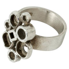 Silver Ring by Isaac Cohen, Sweden, 1967