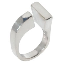 Anello in argento del maestro svedese Rey Urban, anno 1969