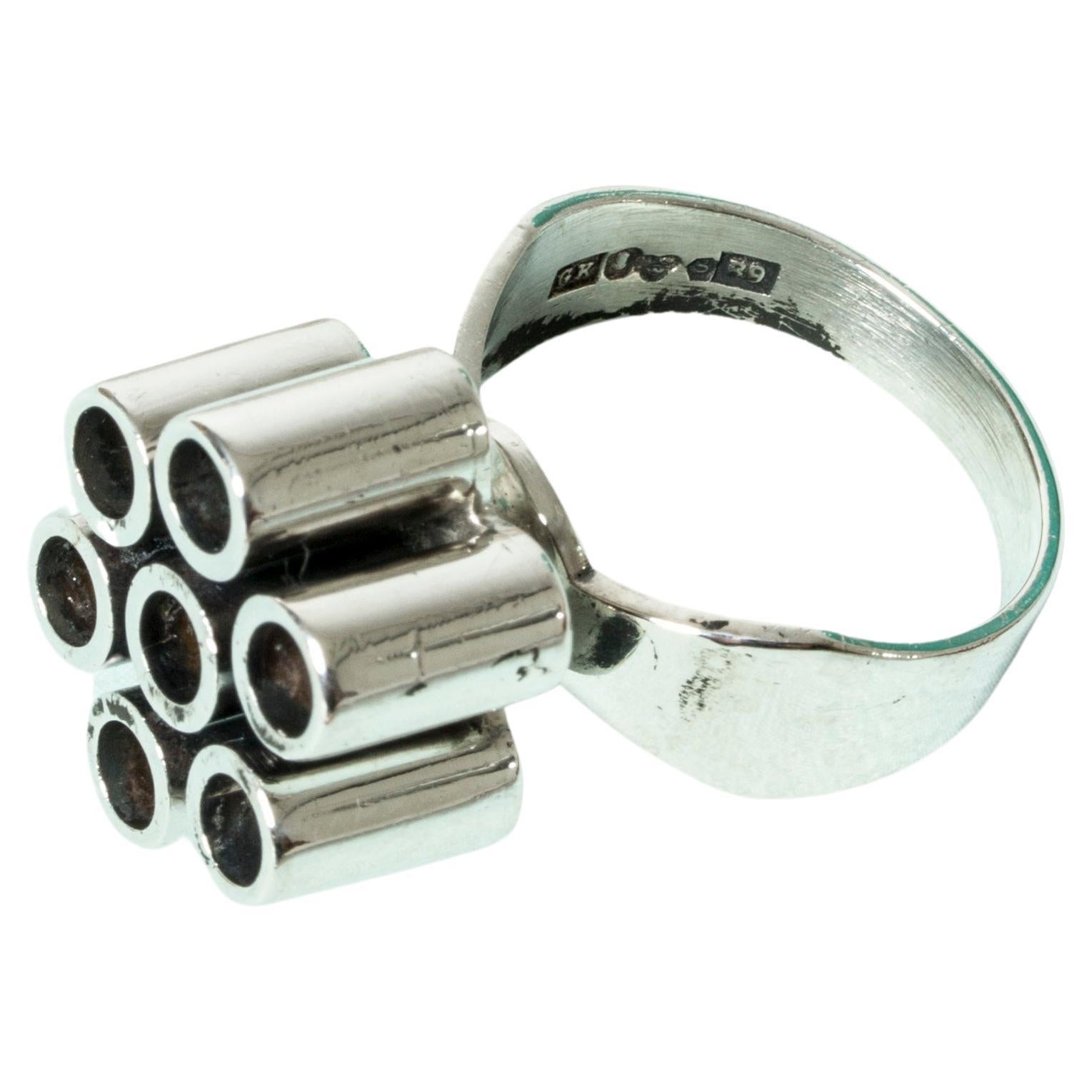 Silver Ring from Kaplans, Sweden, 1967