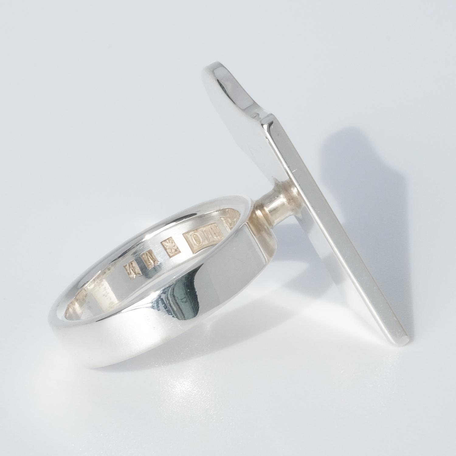 Silver Ring, Sigurd Persson 1978 In Good Condition In Stockholm, SE