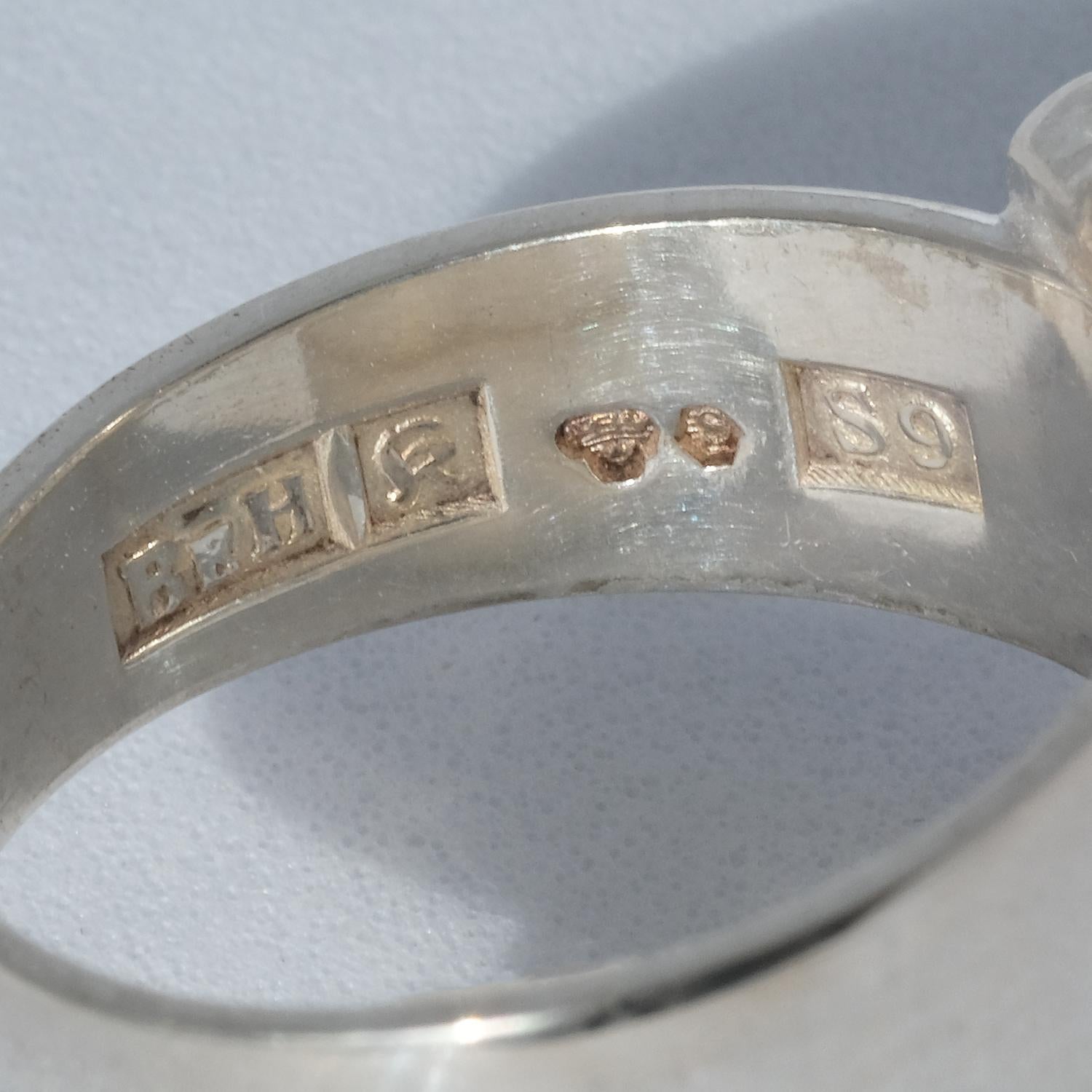 Mid-20th Century Silver Ring, Sweden, 1968