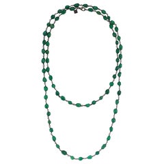 Collar Emreald Raíz de Plata