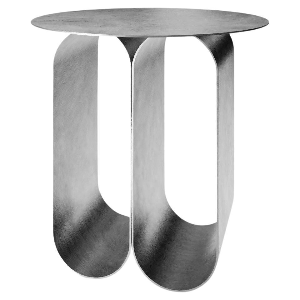 Silver Rounded 2 Arches Arcade Side and Coffee Table by Kasadamo