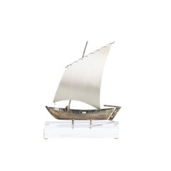 Silver Sailboat