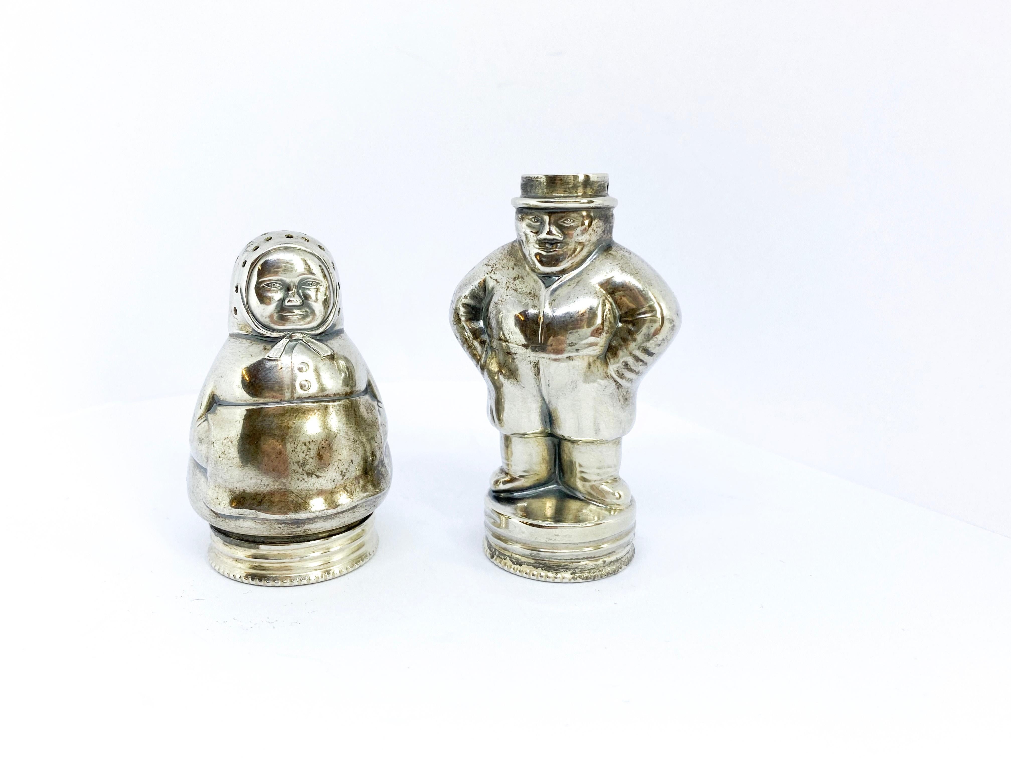 Retro Silver Salt and Pepper Shaker Finland 1977 and 1978
