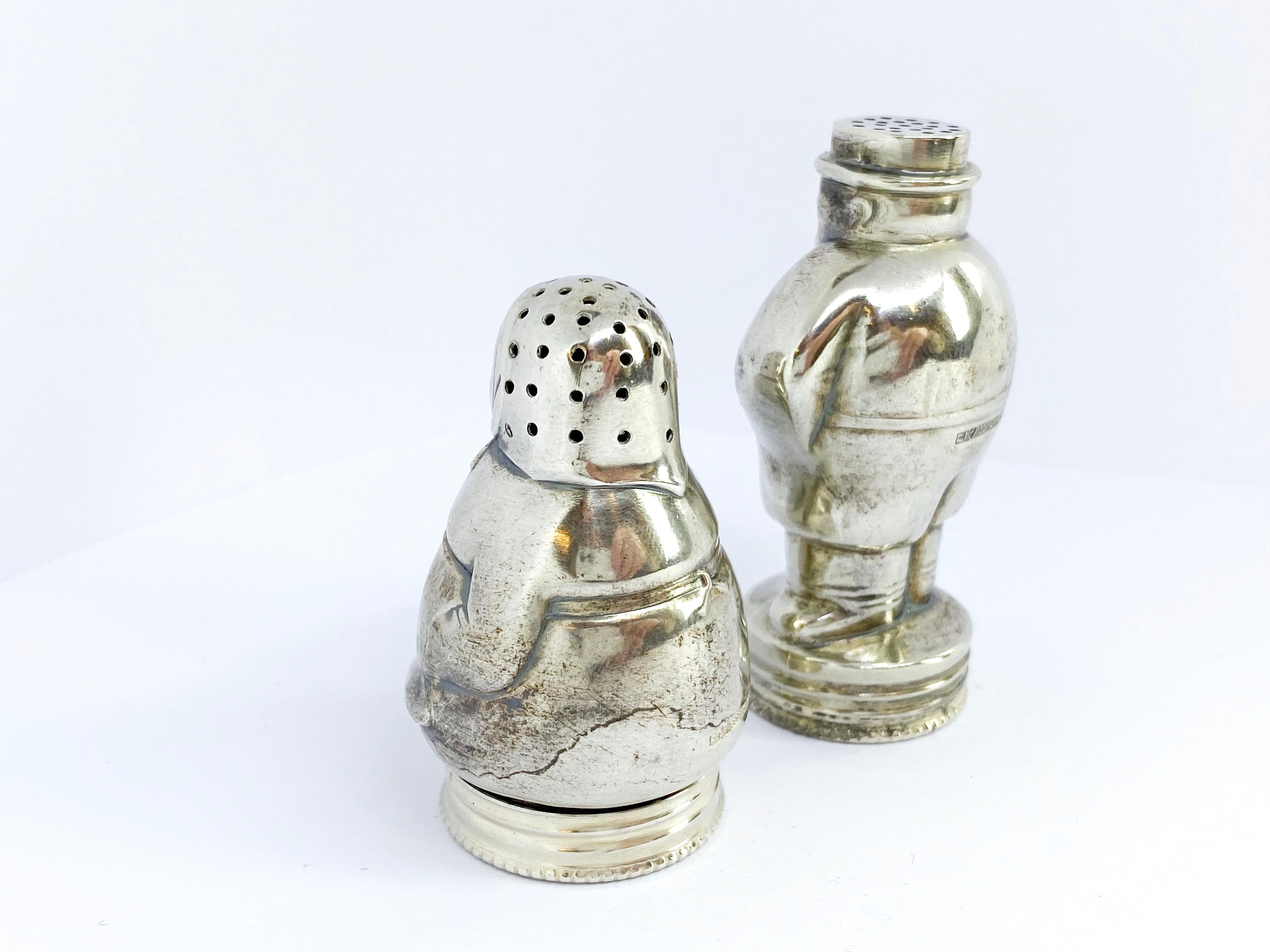Silver Salt and Pepper Shaker Finland 1977 and 1978 1