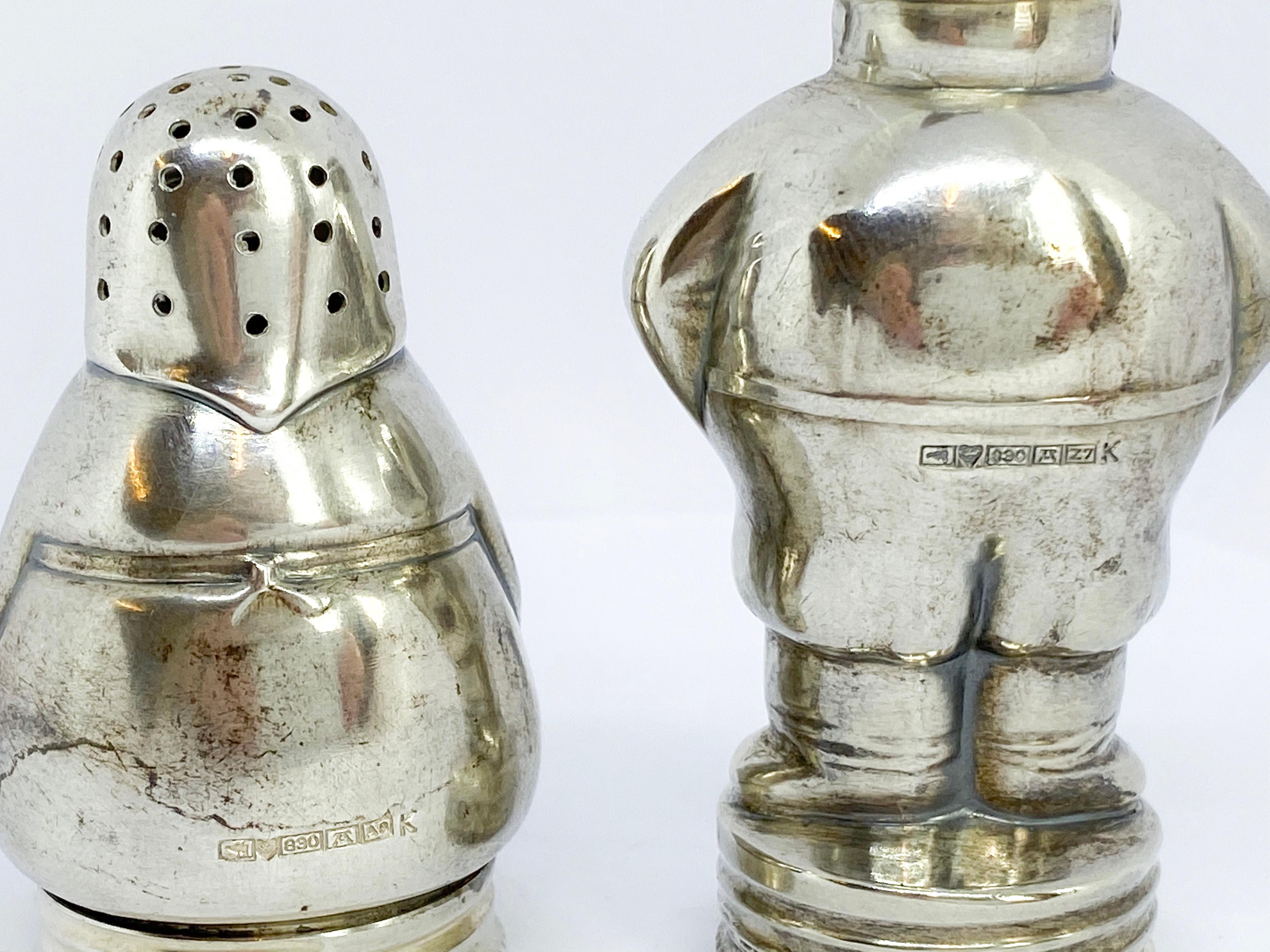 Silver Salt and Pepper Shaker Finland 1977 and 1978 2