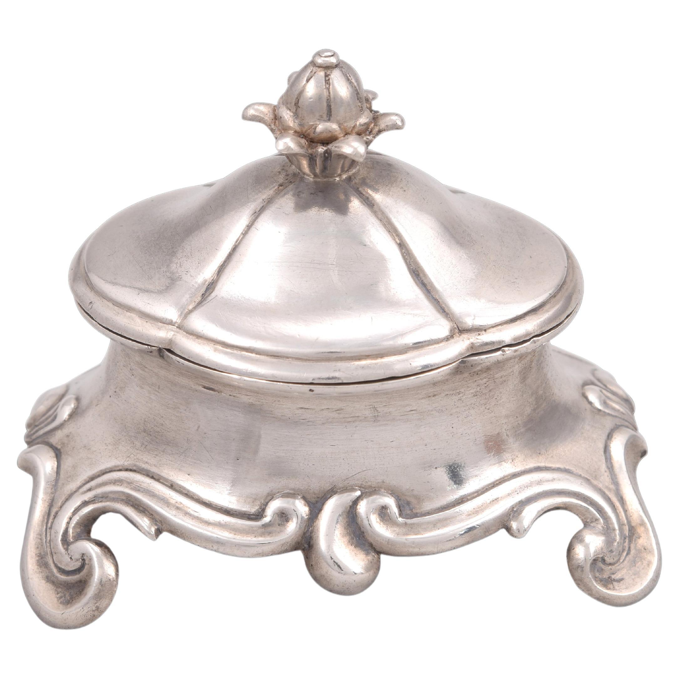 Silver Salt Box, Lizasoain, Spain, Madrid, 1768