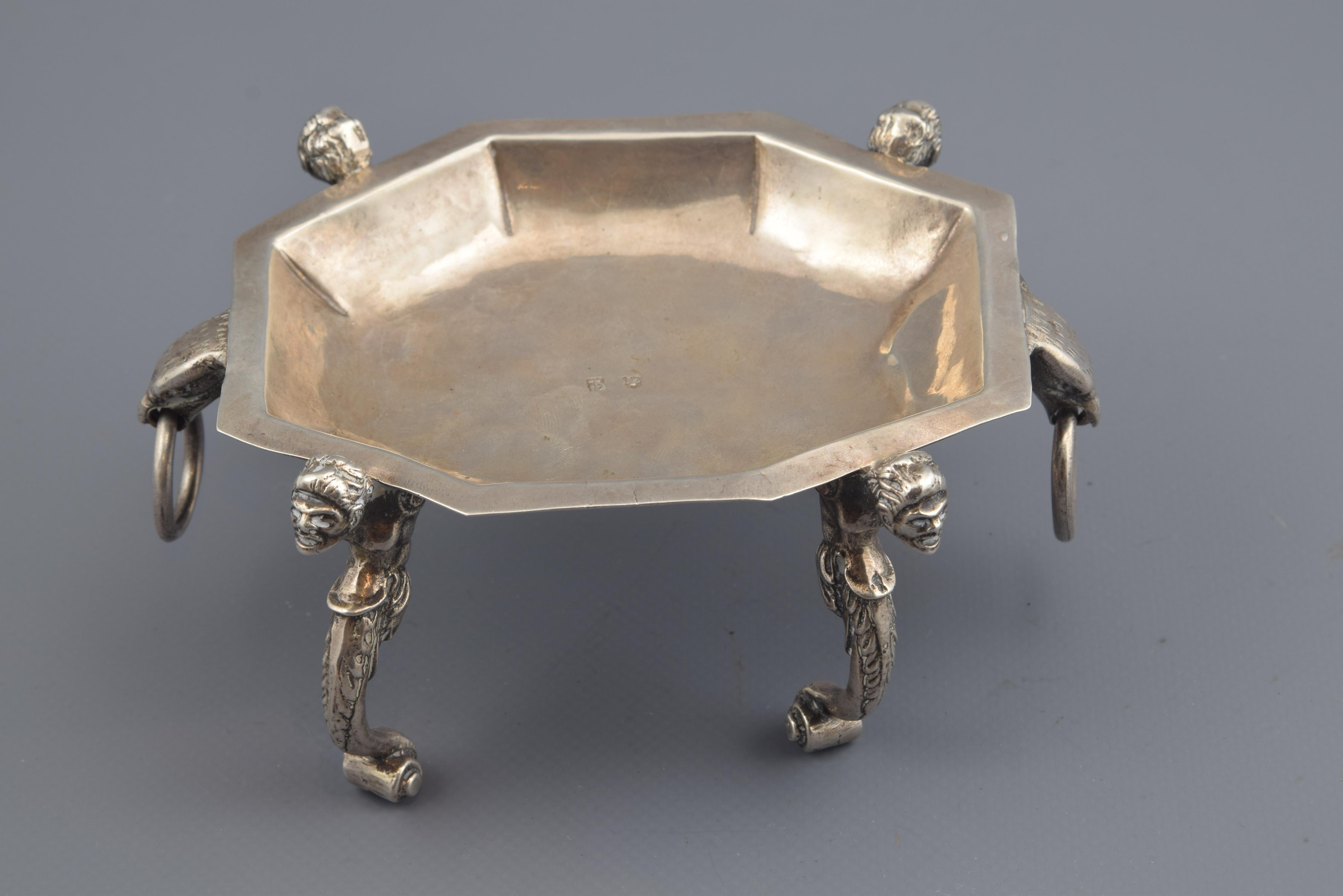 Silver Salt Cellar, Toledo, Spain, 16th Century 5