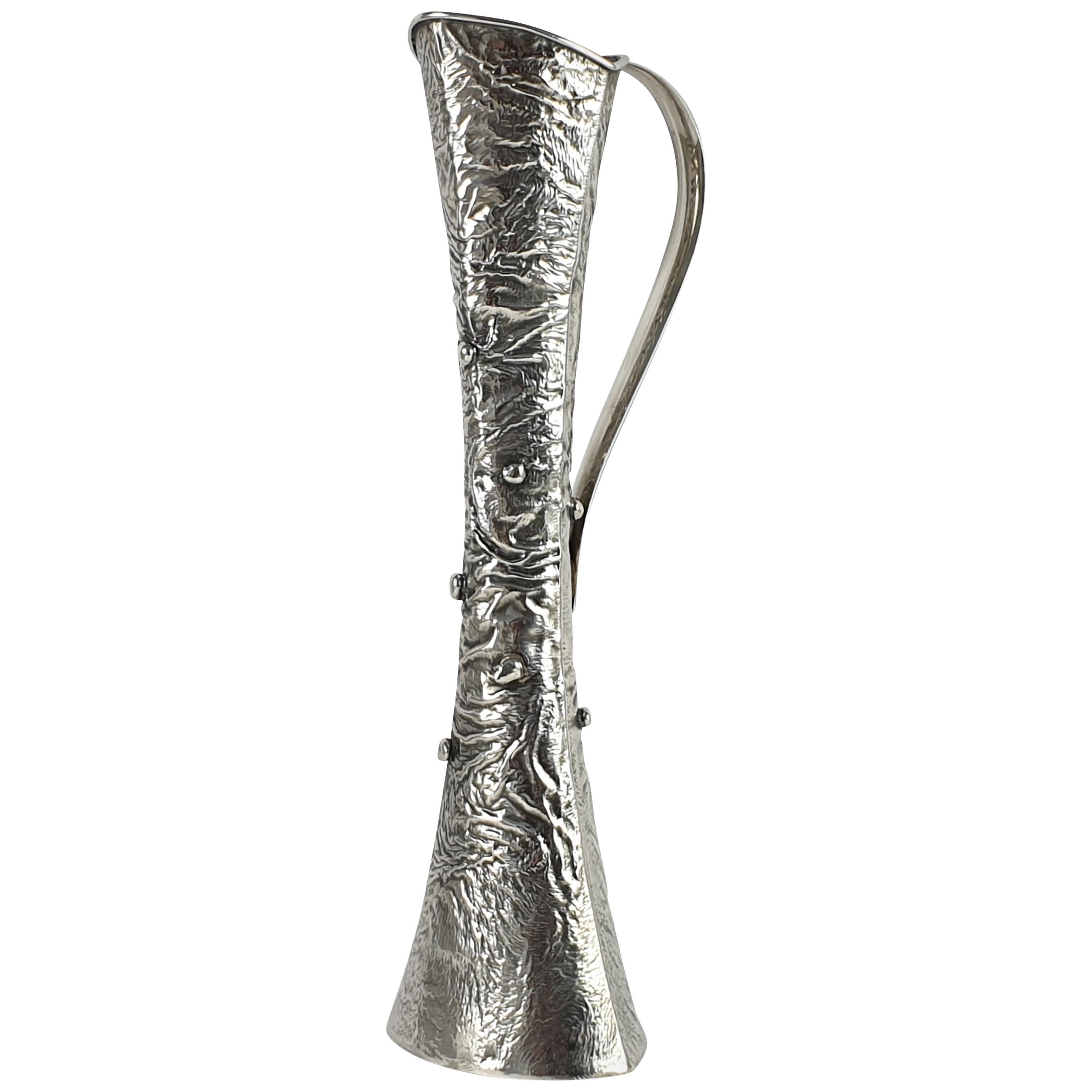 Silver Samorodok Vase, Kultakeskus Oy, Finland, 1972 For Sale