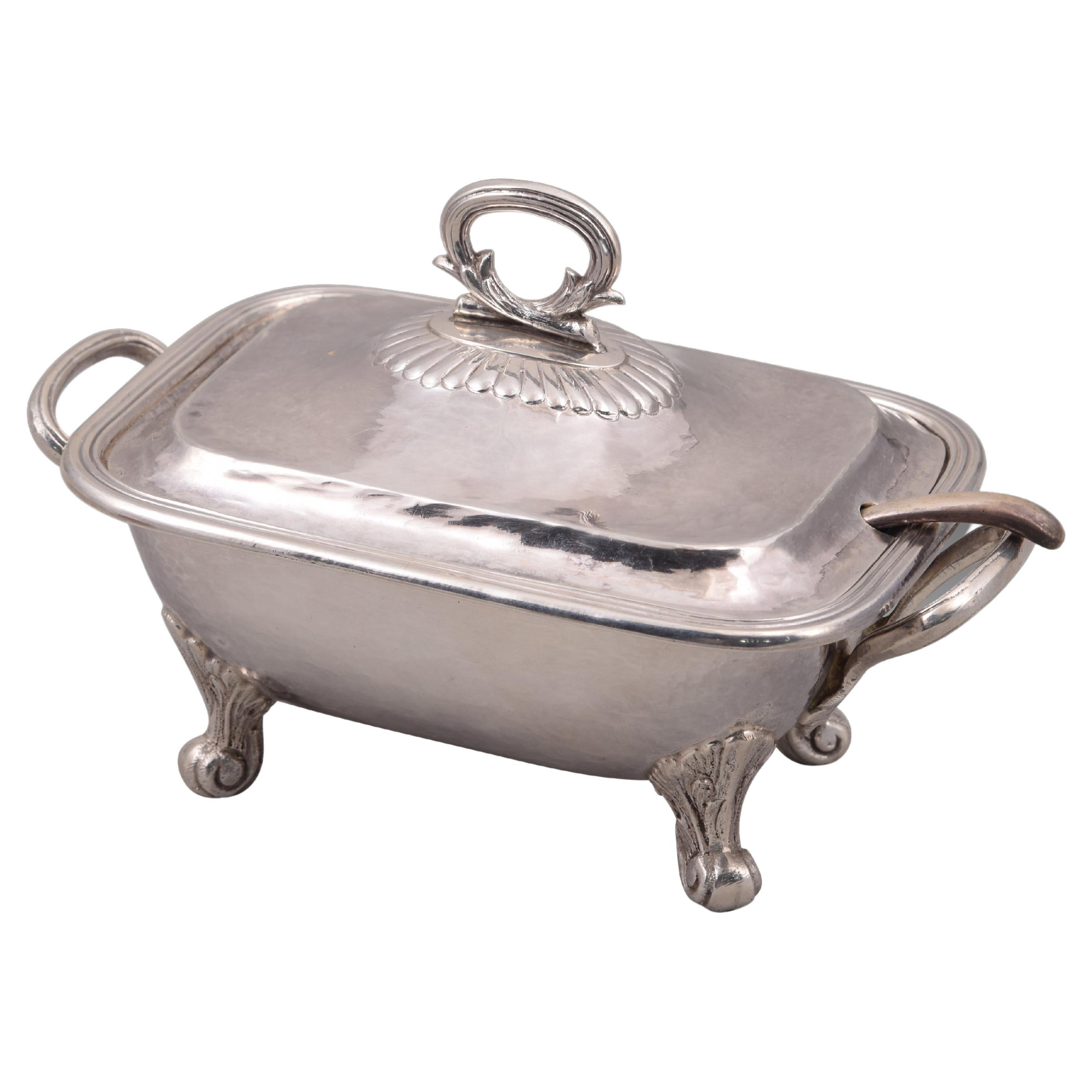 Silver Sauce Boat, Platerías López, Spain, 20th Century