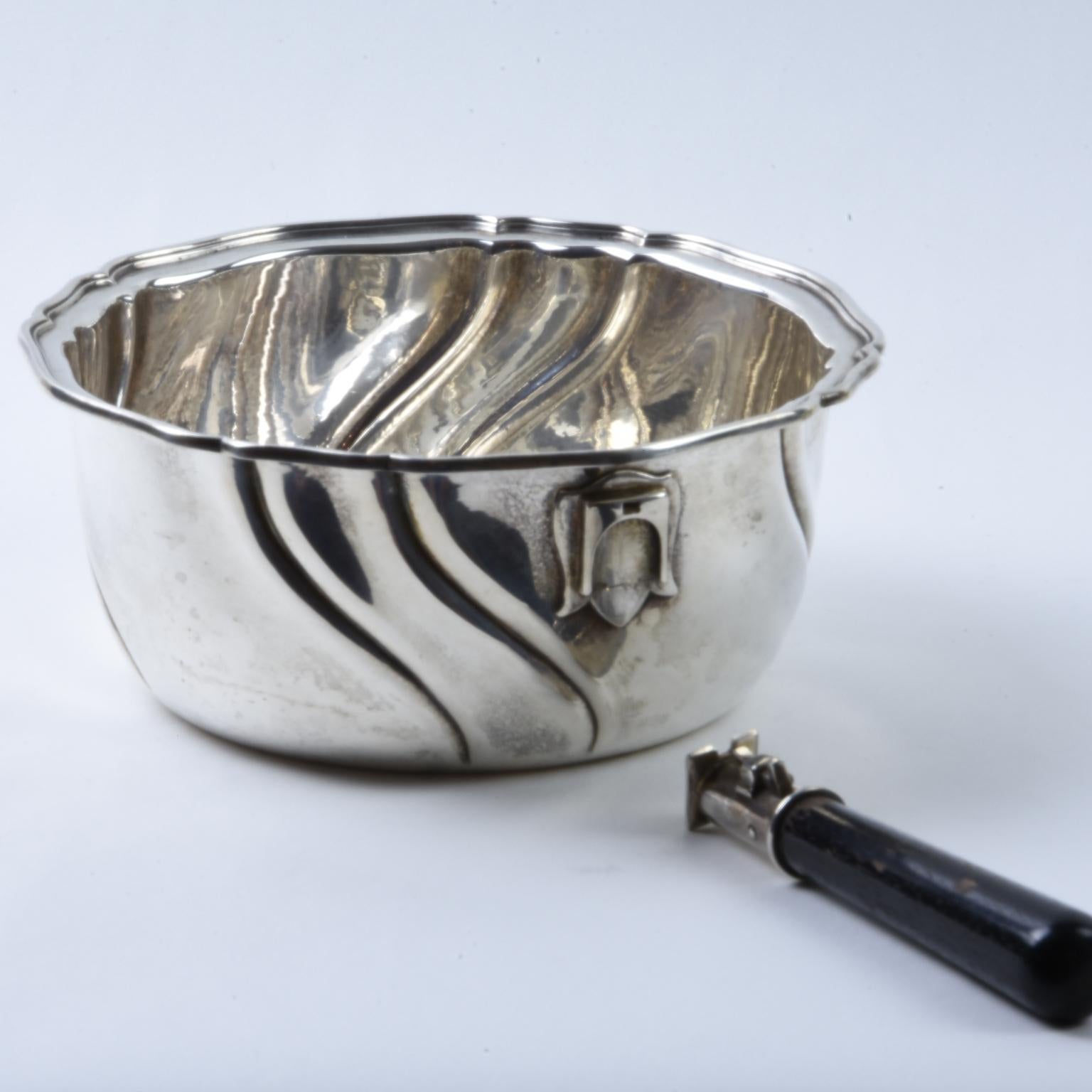 German Silver Sauce Pan, circa 1910 For Sale