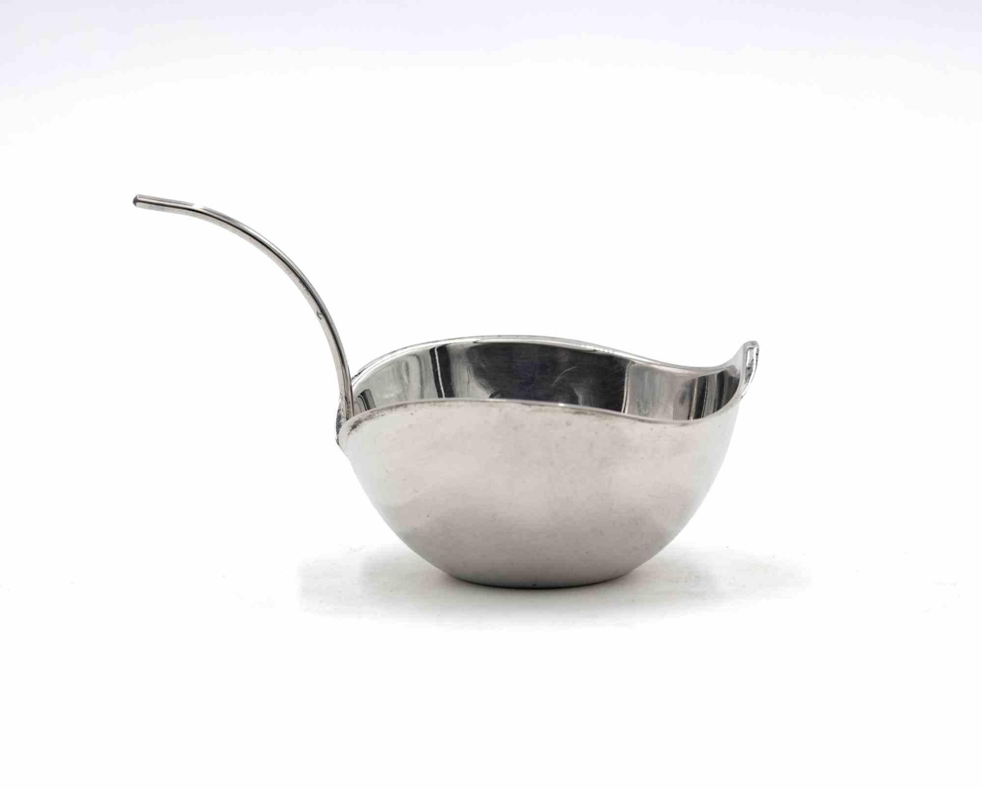 Vintage-Silber-Saucière aus italienischer Manufaktur aus den 1970er Jahren.

Silber 800, Punze auf dem Sockel.

Ausgezeichneter Zustand.