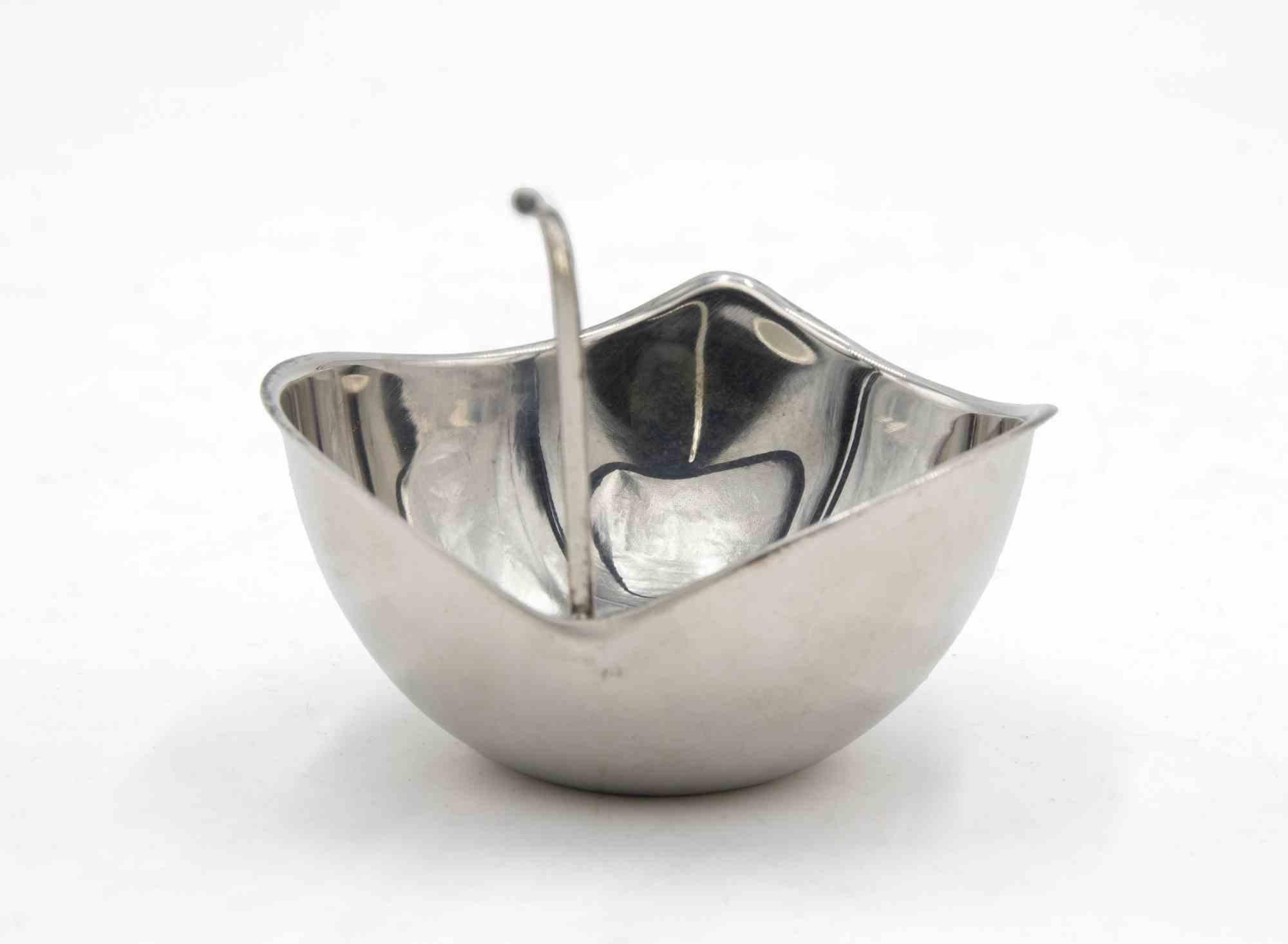 Saucière Silber, Italien, 1970er Jahre im Angebot 2