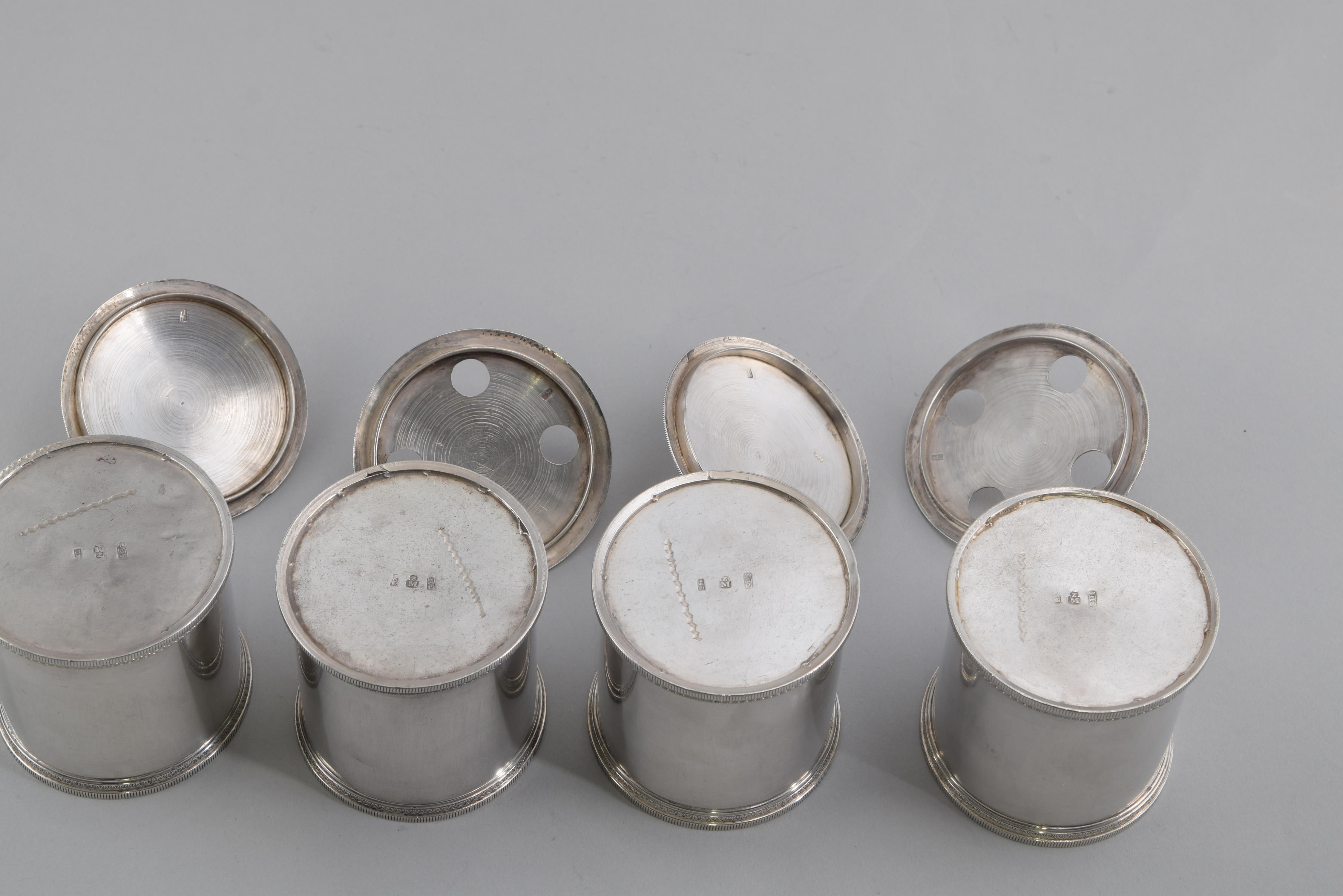 Early 19th Century Silver Scribe or Desk Writing Set, Platerías Martínez, Madrid, Spain, 1819 For Sale