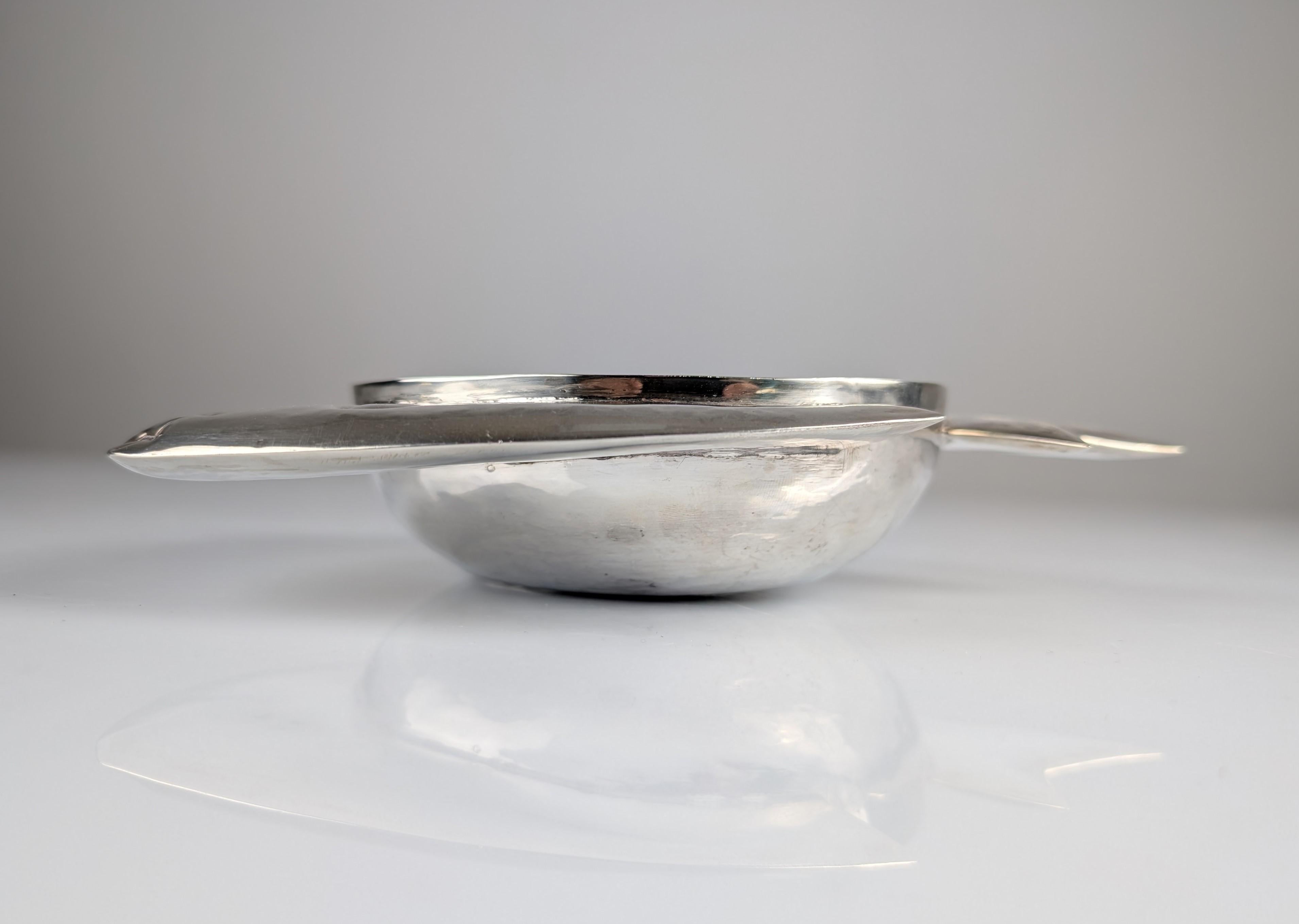 Silver Sculptural Bowl by Graziella Laffi, Signed, Peru, 1960s For Sale 6