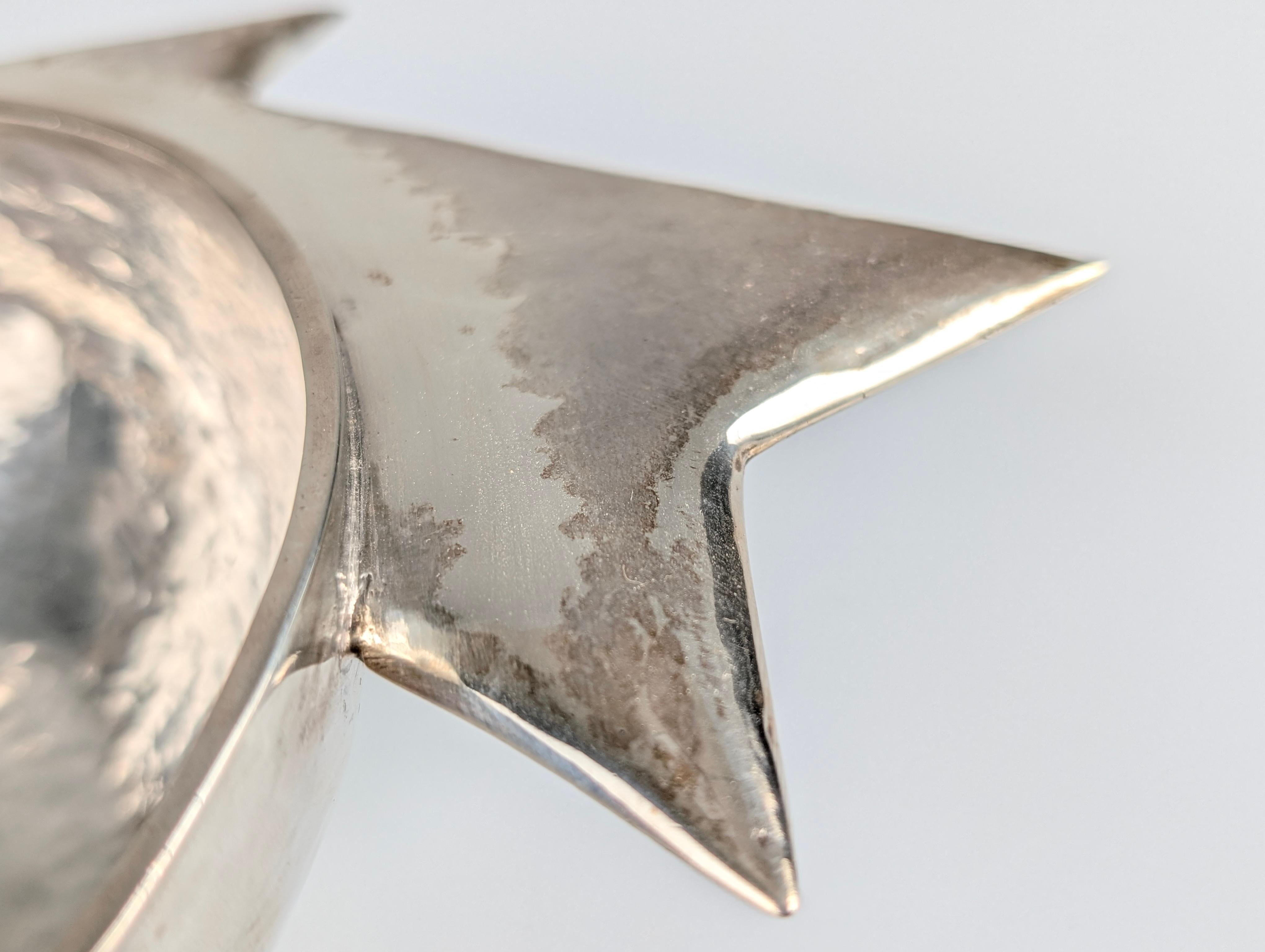 Silver Sculptural Bowl by Graziella Laffi, Signed, Peru, 1960s For Sale 2