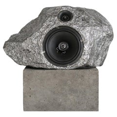 Postmoderner A. Silver Listening Stone Lautsprecher von Panorammma, Mexiko