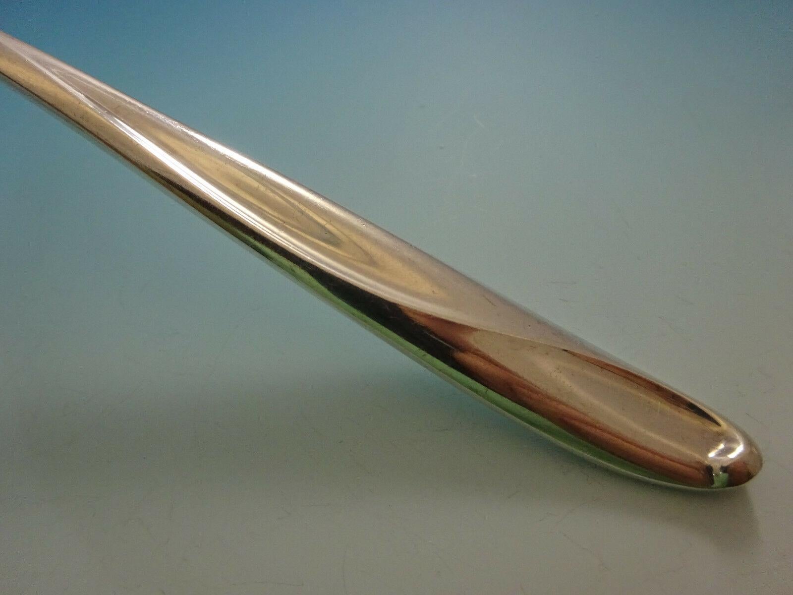 Fin du 20e siècle Ensemble de couverts en argent sterling 8 services 42 pièces Sculpture de Reed and Barton en vente