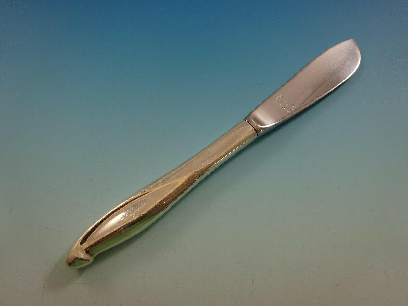 Ensemble de couverts en argent sterling 8 services 42 pièces Sculpture de Reed and Barton en vente 2