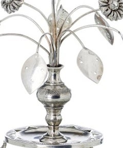Silver - Sealed silver toothpick holder - 19th century