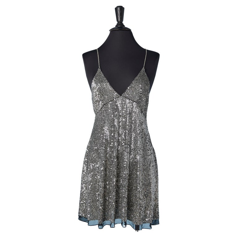 princess polly baby blue dress ASHLEYlauren 4931 – Fully Beaded Strapless Sweetheart Mini Dress main image 1