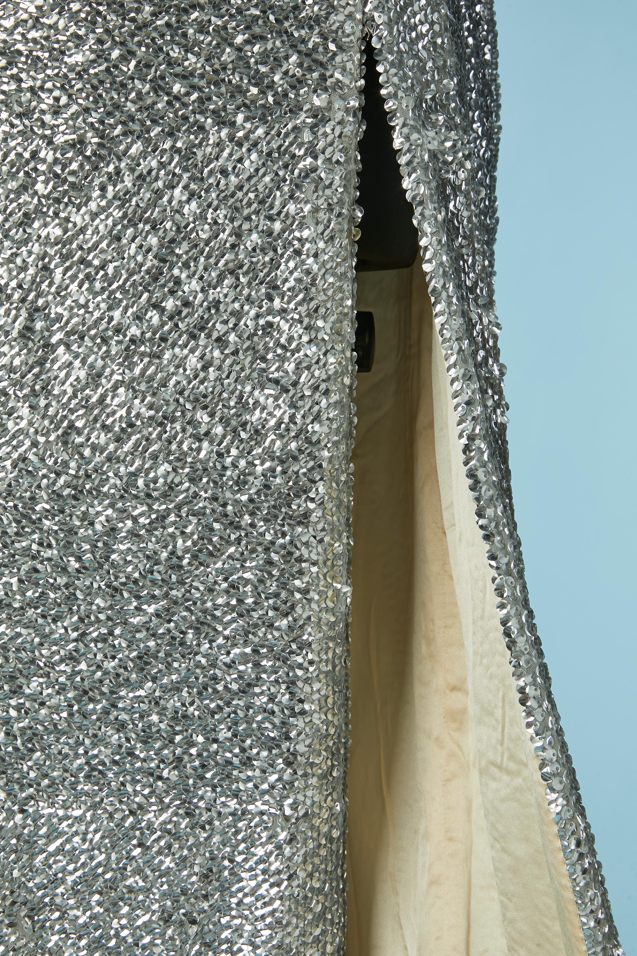 Robe de soirée à paillettes argentées TOM FORD SS2023 Excellent état - En vente à Saint-Ouen-Sur-Seine, FR