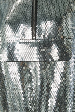 Silver sequin hoodies MOSCHINO for H&M 2018