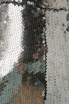 Silver sequin jumpsuit ALEXANDRE VAUTHIER