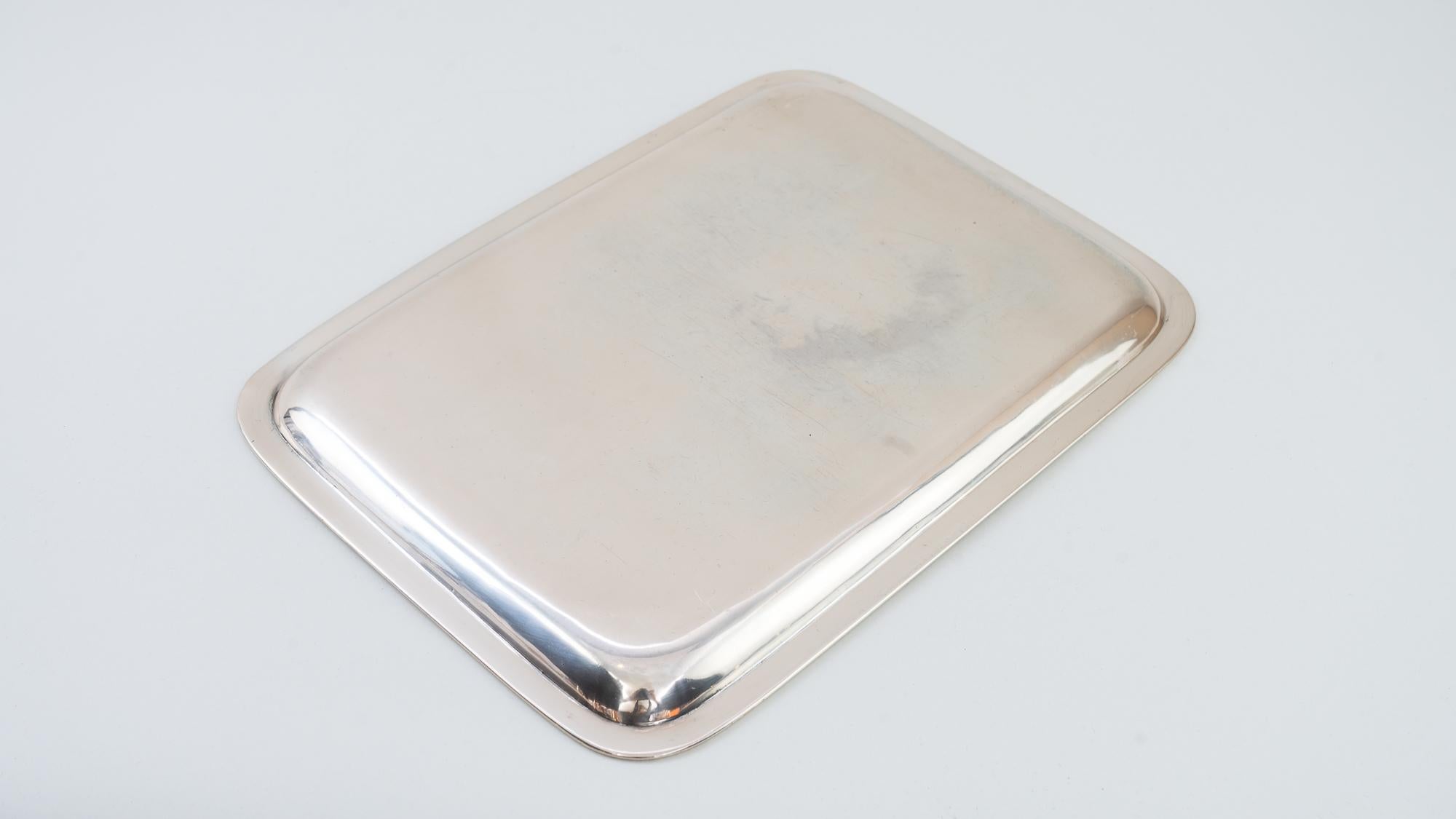 Early 20th Century Silver Serving Plate, Vienna, circa 1920s