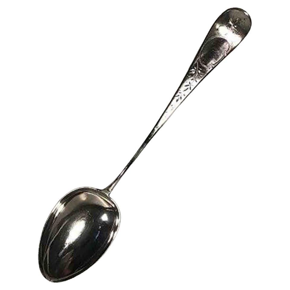 Antique Norwegian Silver Spoon, Circa 1650 For Sale at 1stDibs