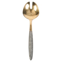 Cuchara de servir de plata, ciudad de Tallin, Estonia (URSS), 1972, fábrica de joyería