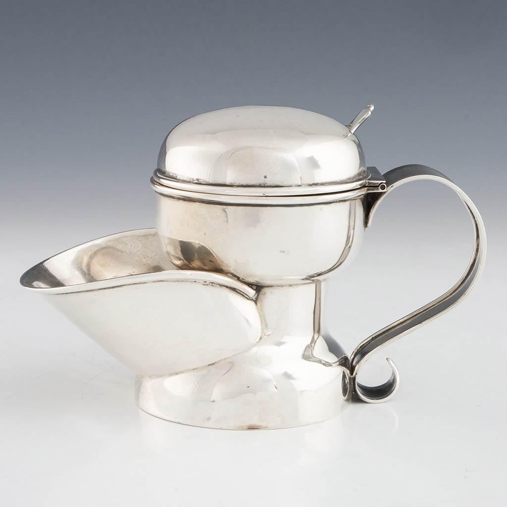 Encabezamiento : Taza de afeitar de plata de ley
Fecha : Hallmarked in Birmingham in 1897 - retailers mark 