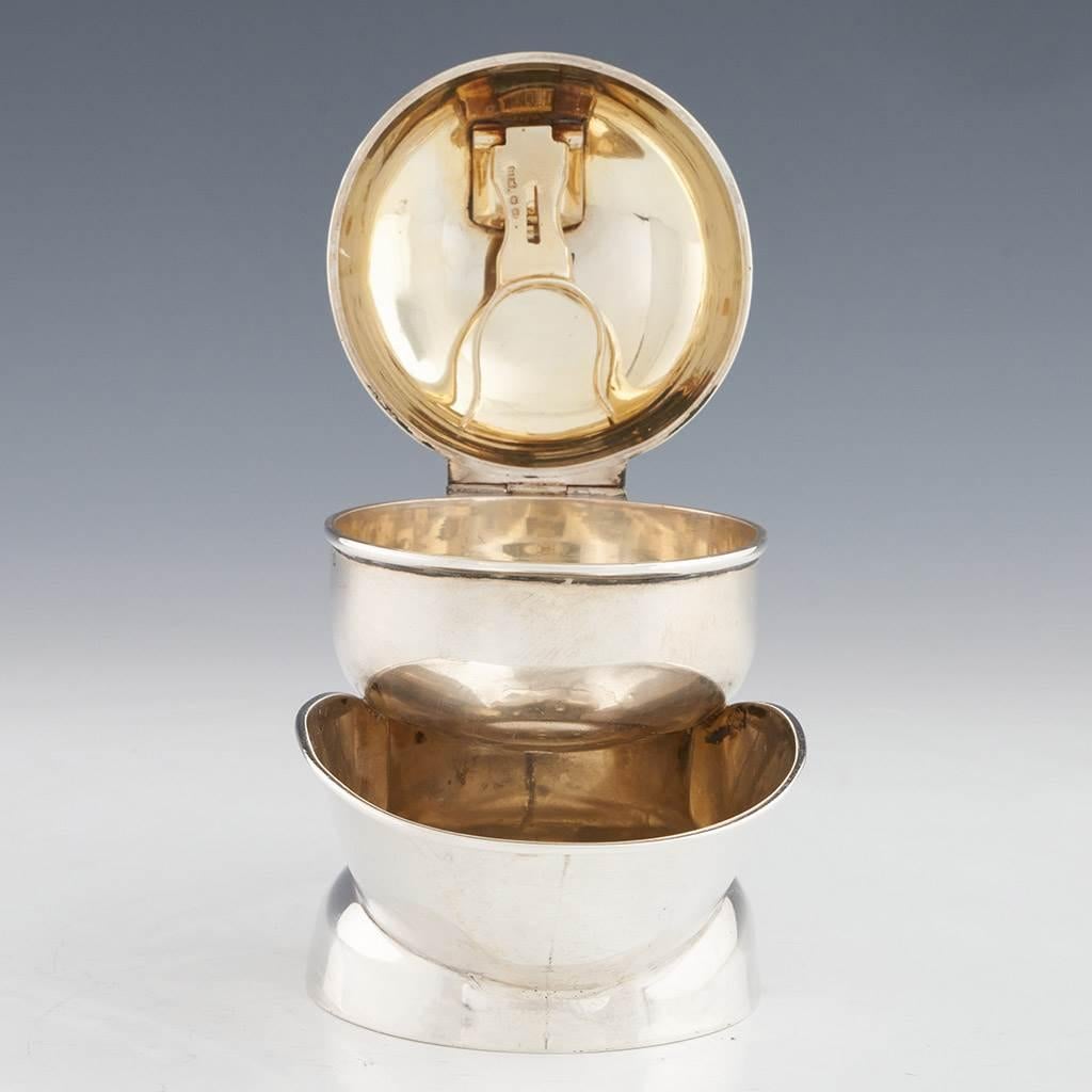 Taza de afeitar de plata Birmingham 1897 por Henry Mathews en Bueno estado para la venta en Tunbridge Wells, GB