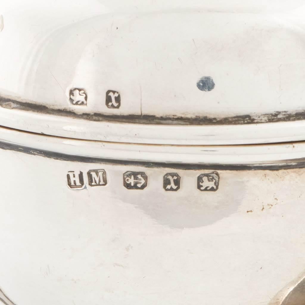 Taza de afeitar de plata Birmingham 1897 por Henry Mathews en venta 2