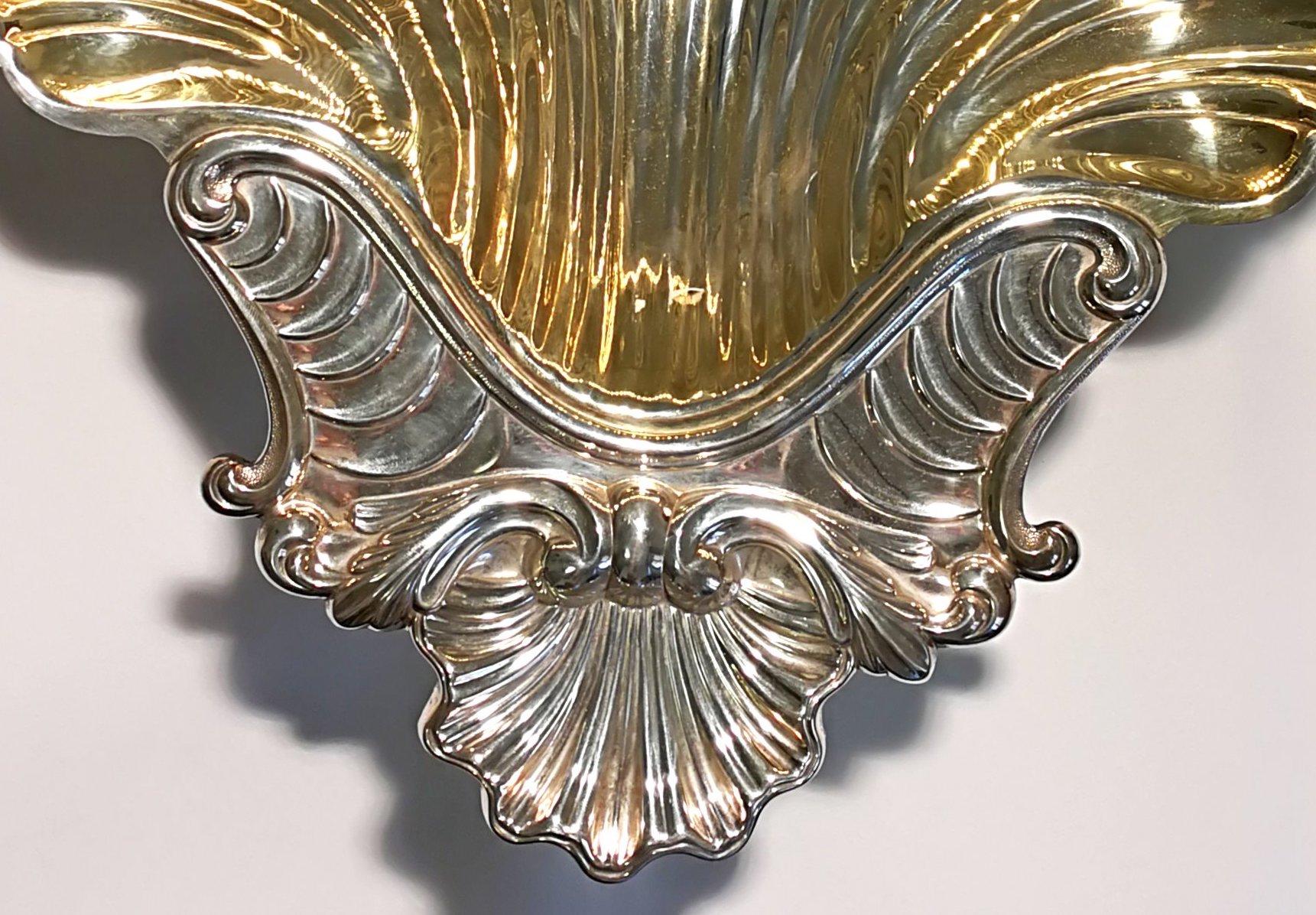 20th Century Silver Shell Centrepiece
