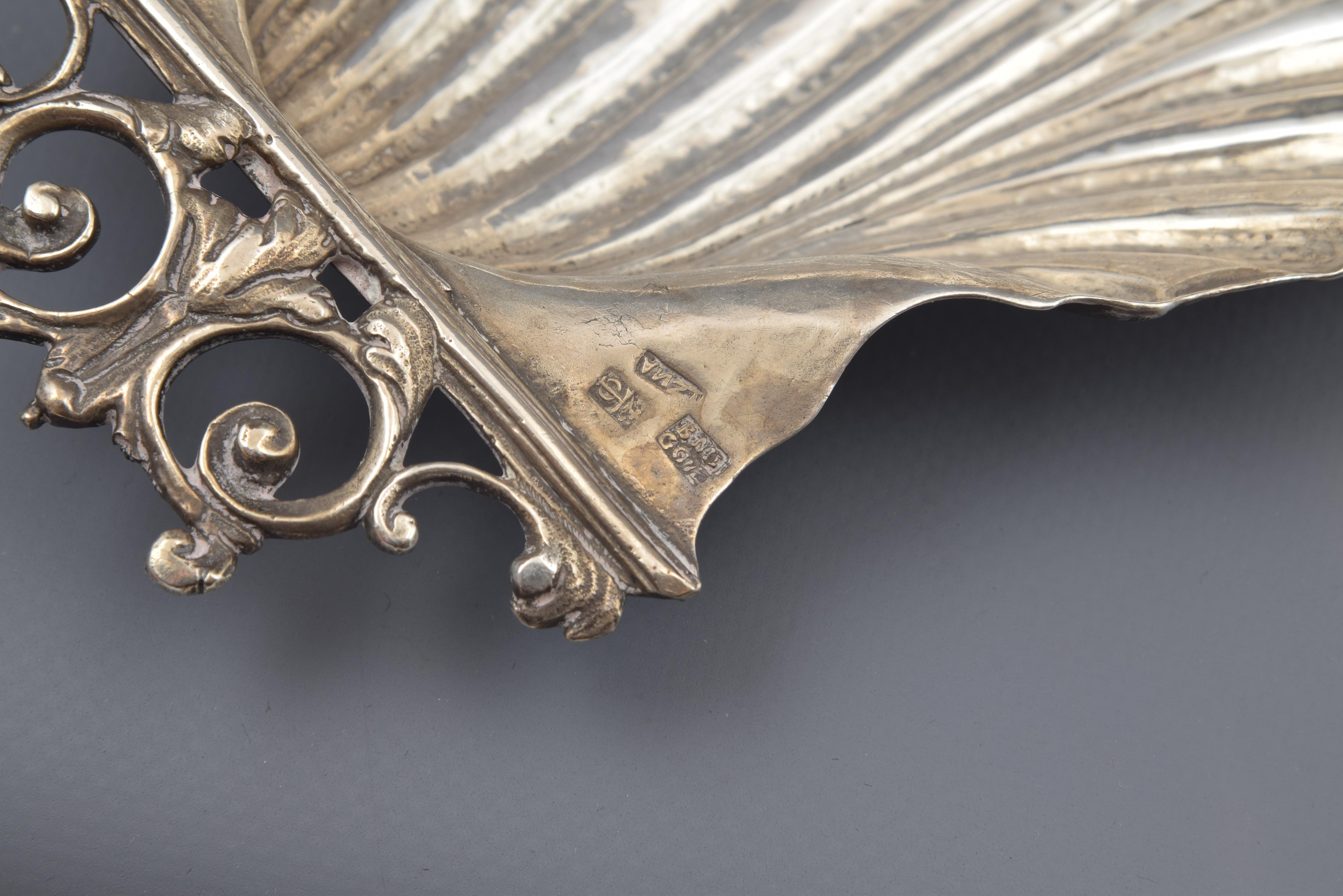 Neoclassical Silver Shell, Toledo, Spain, circa Mid-18th Century