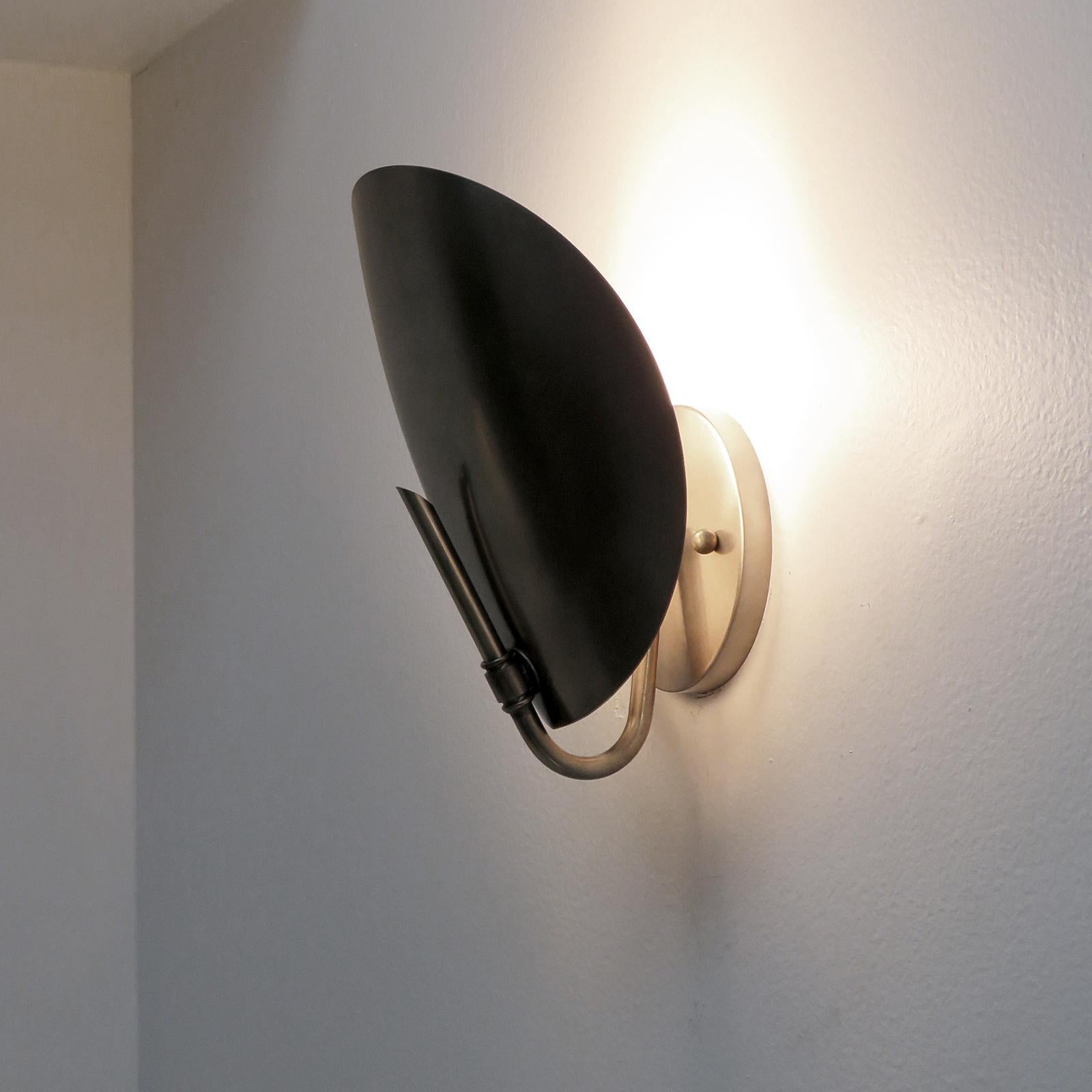 Silver Shell Wall Lights by Gallery L7 For Sale 1